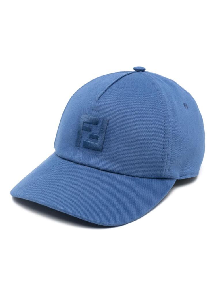 FENDI FF-motif baseball cap - Blue Cover