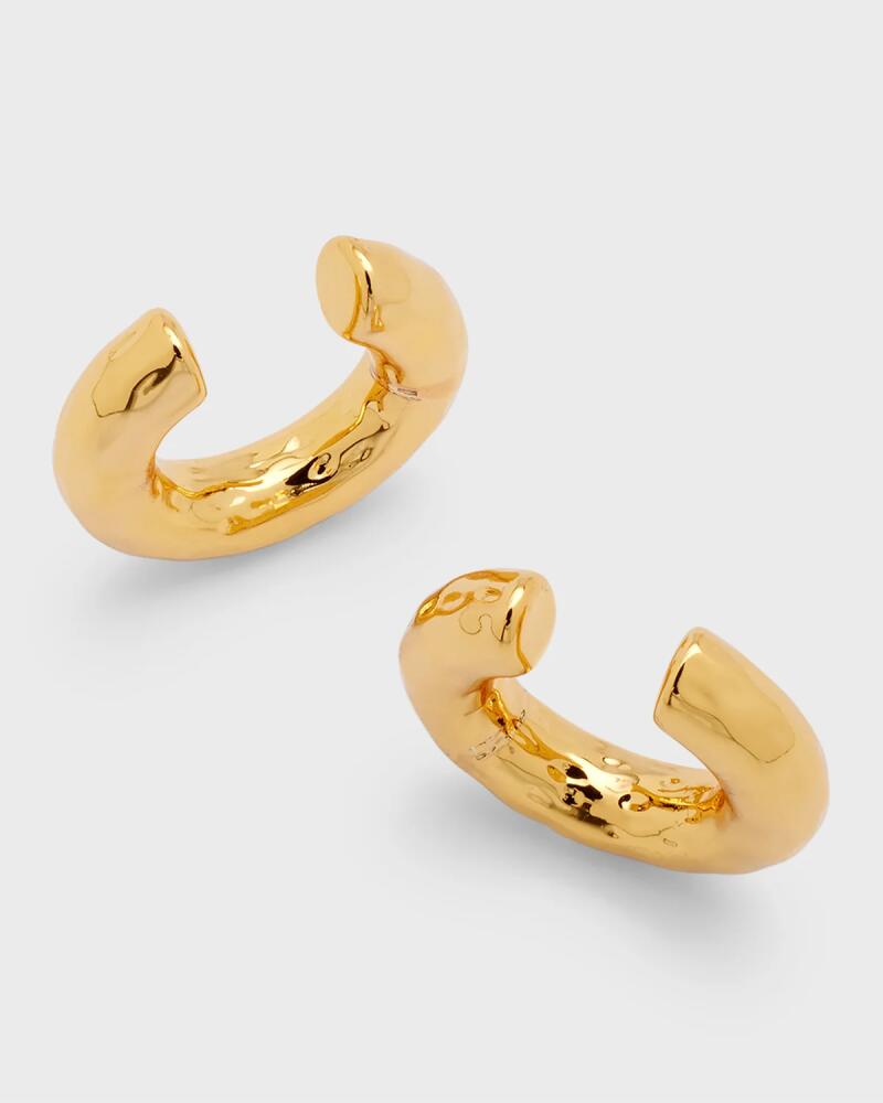 NEST Jewelry 22k Gold-Plated Hammered Ear Cuff Pair Cover