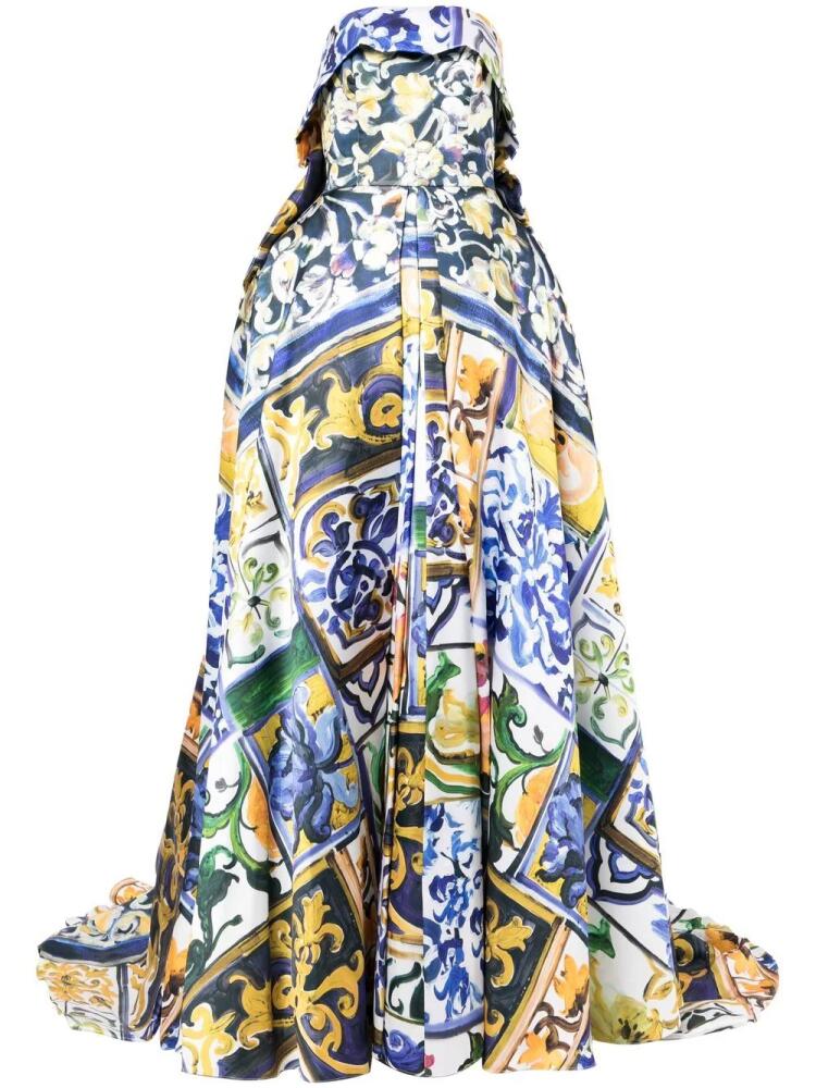 Isabel Sanchis Altamoda patterned ball gown - Multicolour Cover