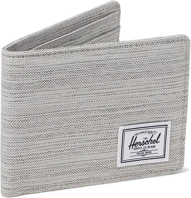 Herschel Supply Co. Roy Wallet (Light Grey Crosshatch) Wallet Handbags Cover