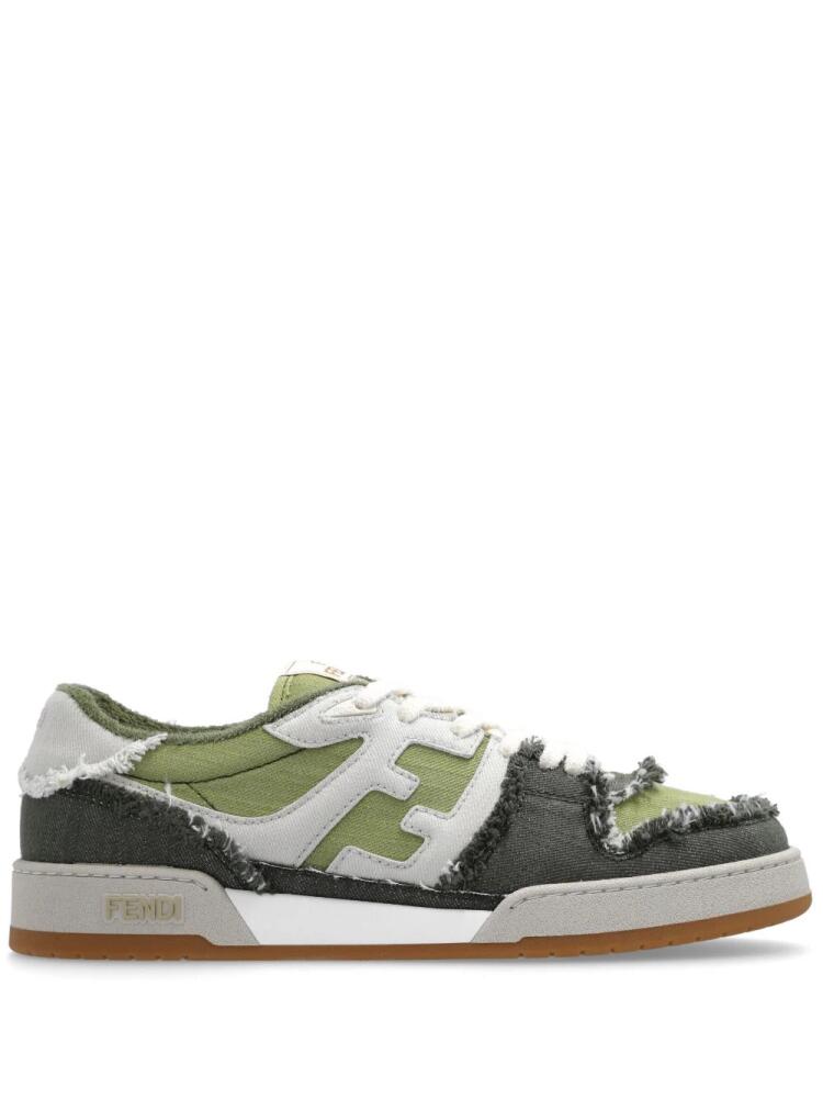 FENDI Fendi Match denim sneakers - Green Cover