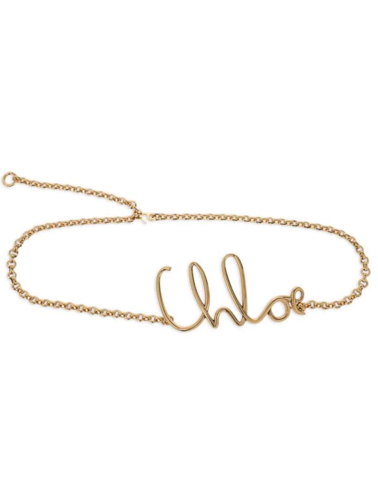 Chloé chain brass belt - Gold Cover