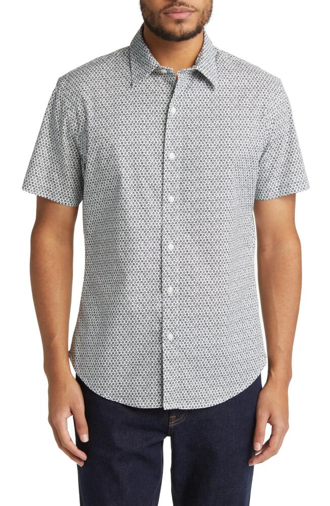 Bonobos Old Riviera Print Stretch Cotton Short Sleeve Button-Up Shirt in Hampton Floral C14 Cover