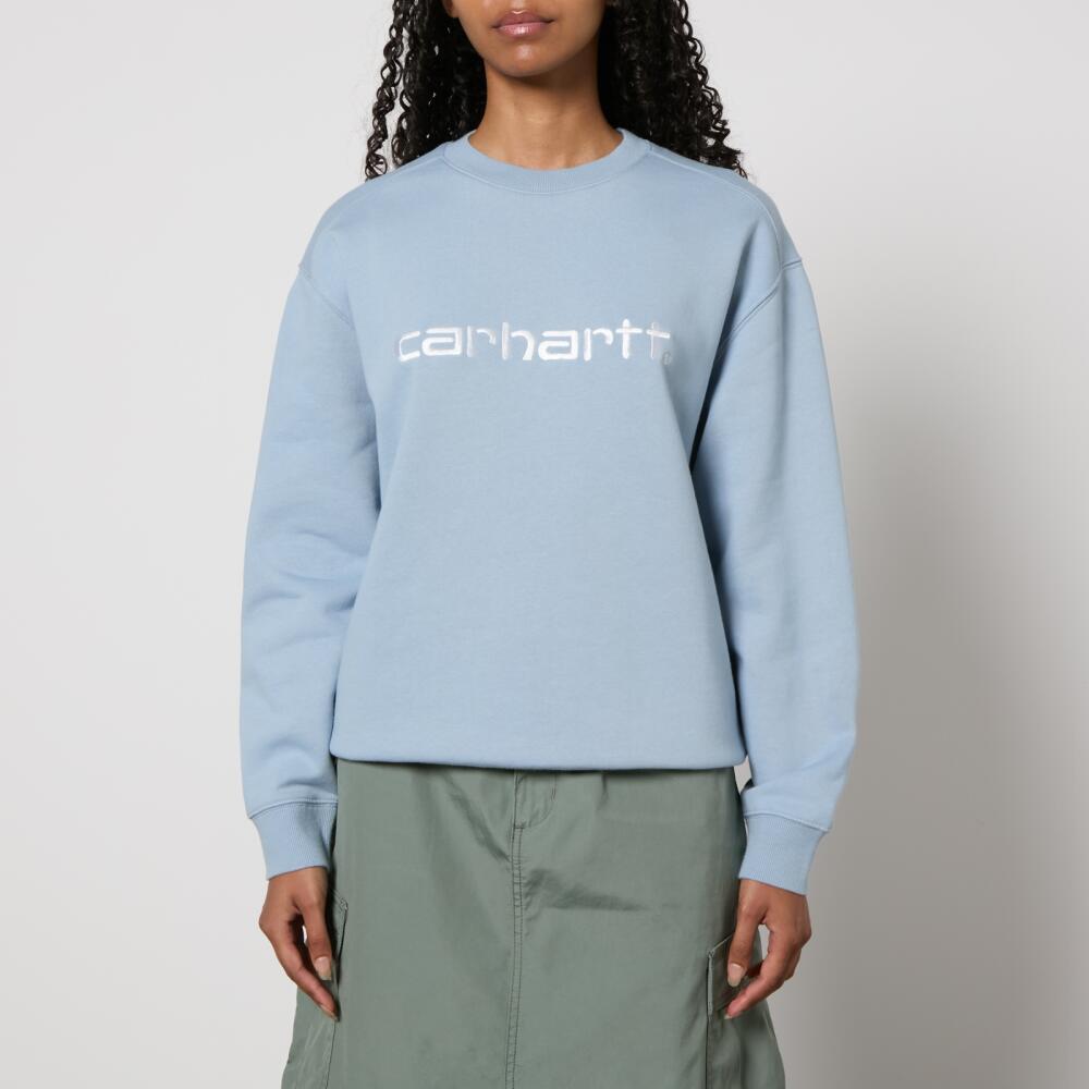 Carhartt WIP Logo Cotton-Blend Jersey Sweatshirt Cover