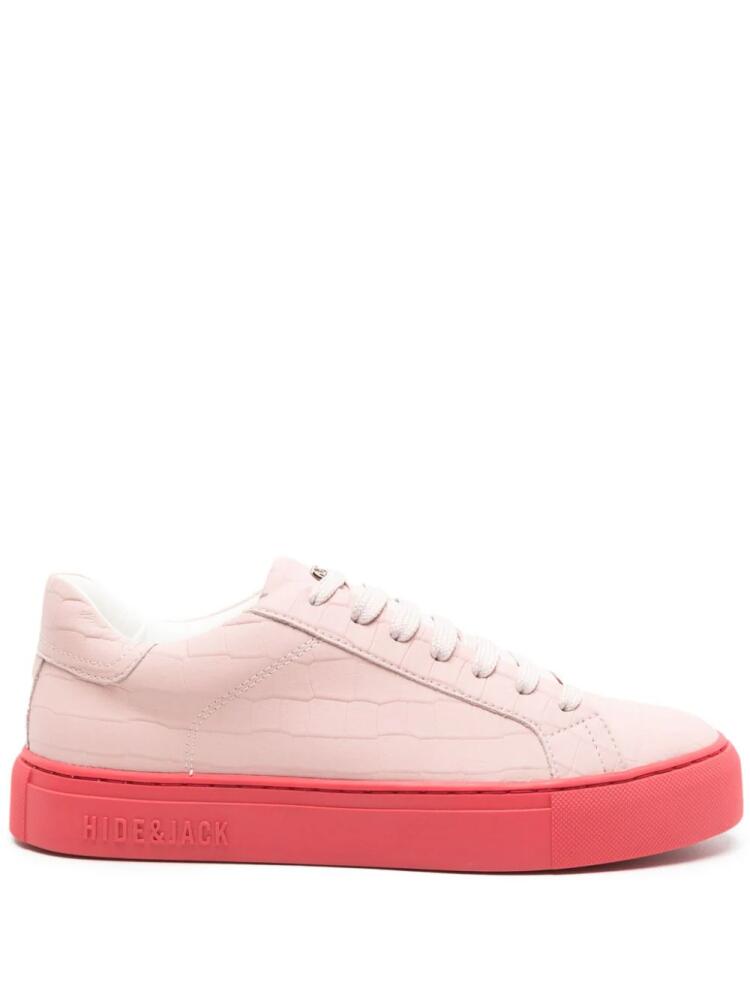 Hide&Jack Essence Croco sneakers - Pink Cover