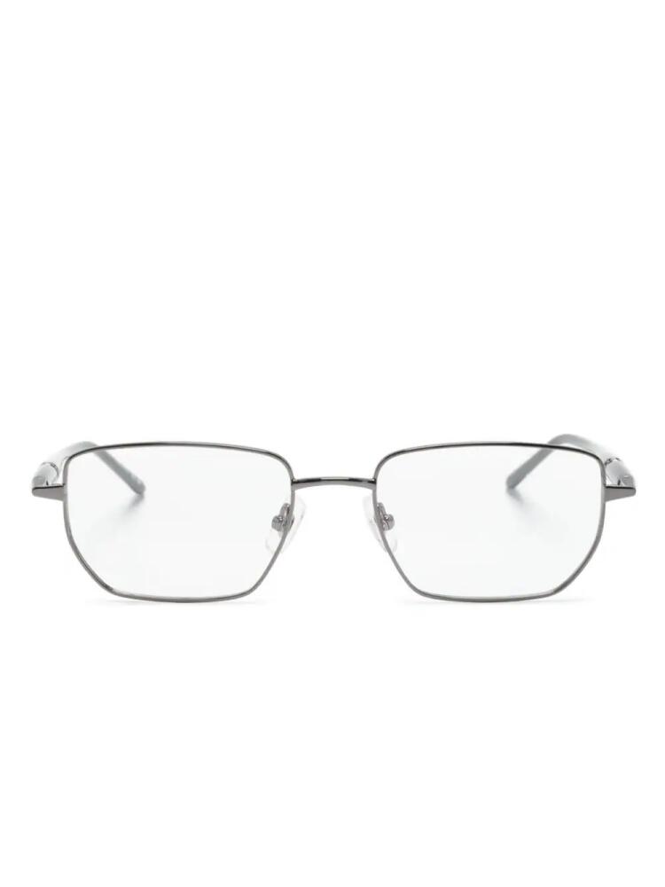 Montblanc rectangle-frame glasses - Silver Cover