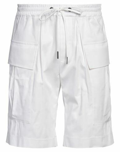 Hōsio Man Shorts & Bermuda Shorts White Cotton, Elastane Cover