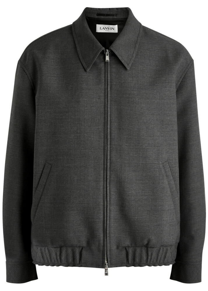 Lanvin Wool Jacket - Grey Cover