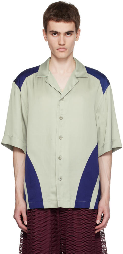 Dries Van Noten Gray Printed Shirt Cover