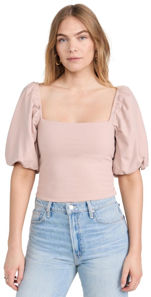 Susana Monaco Puff Sleeve Top Chamoisee Cover