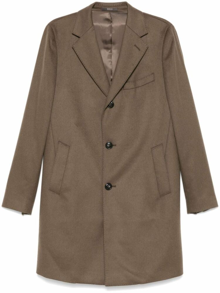 Boggi Milano cashmere coat - Brown Cover