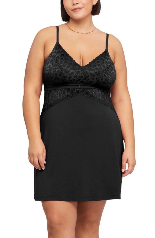 Montelle Intimates Modal Blend Short Chemise in Black Cover