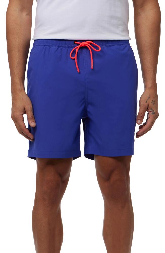 Psycho Bunny Malta Hydrochromic Swim Trunks in Royal Blue Cover