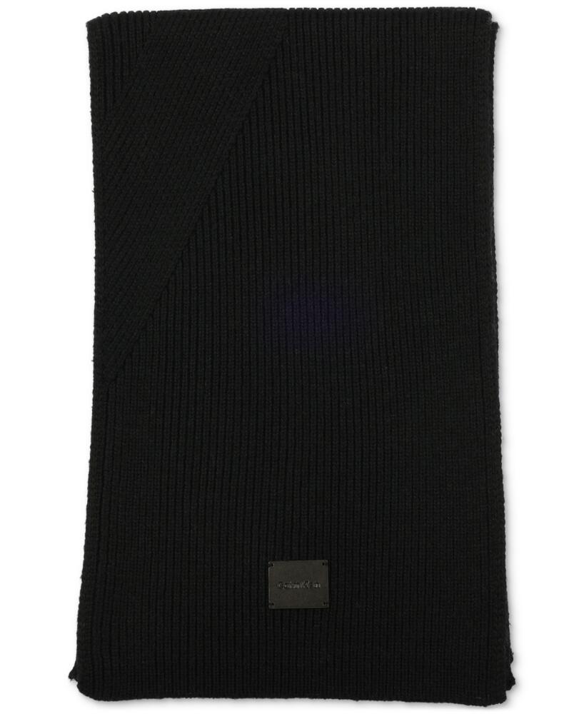 Calvin Klein Men's Side Transfer Cuff Scarf - Black Cover