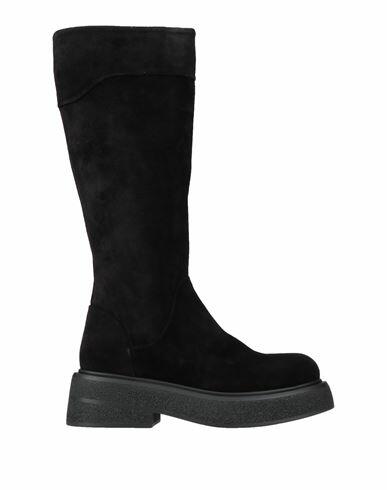 Boemos Woman Boot Black Soft Leather Cover