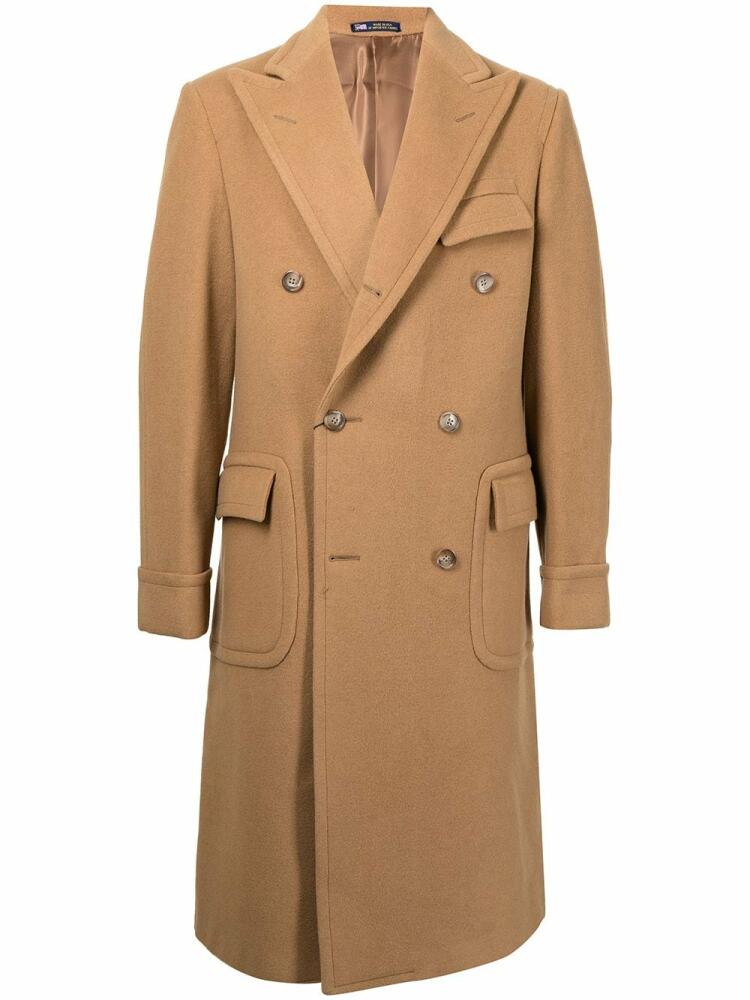 Polo Ralph Lauren double-breasted top coat - Brown Cover