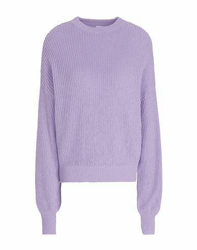 8 By Yoox Knit Ribbed Cotton Sweater Woman Sweater Lilac Cotton, Recycled cotton Cover