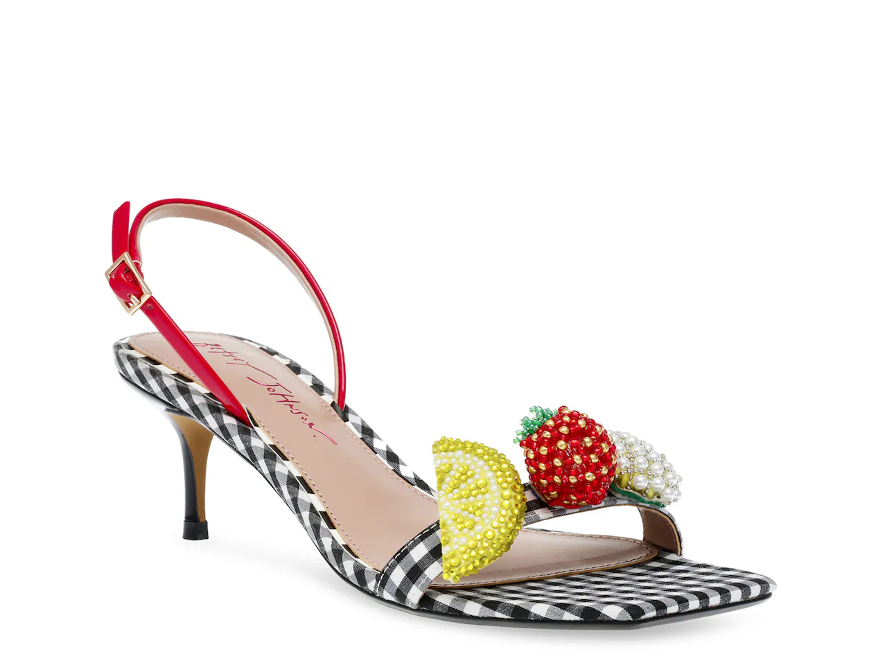 Betsey Johnson Colson Sandal | Women's | Black Multicolor Cover