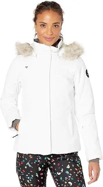 Obermeyer Tuscany Elite Jacket (White) Women's Clothing Cover