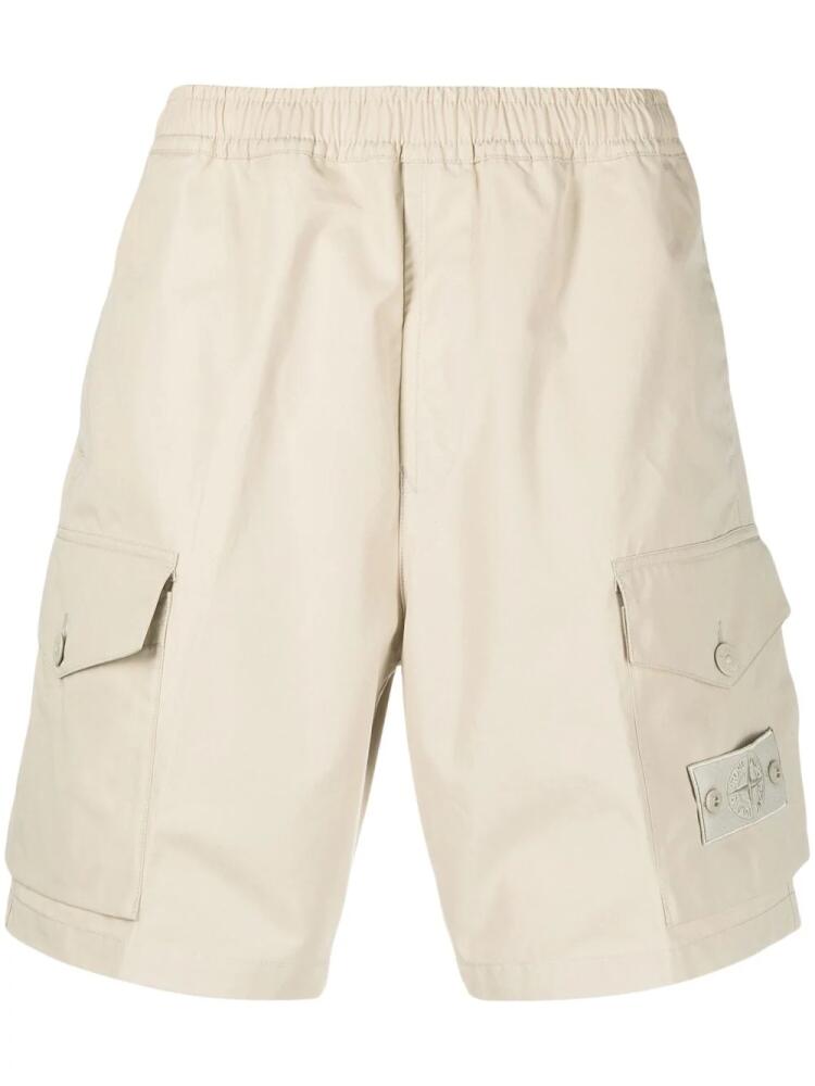 Stone Island cotton cargo shorts - Neutrals Cover