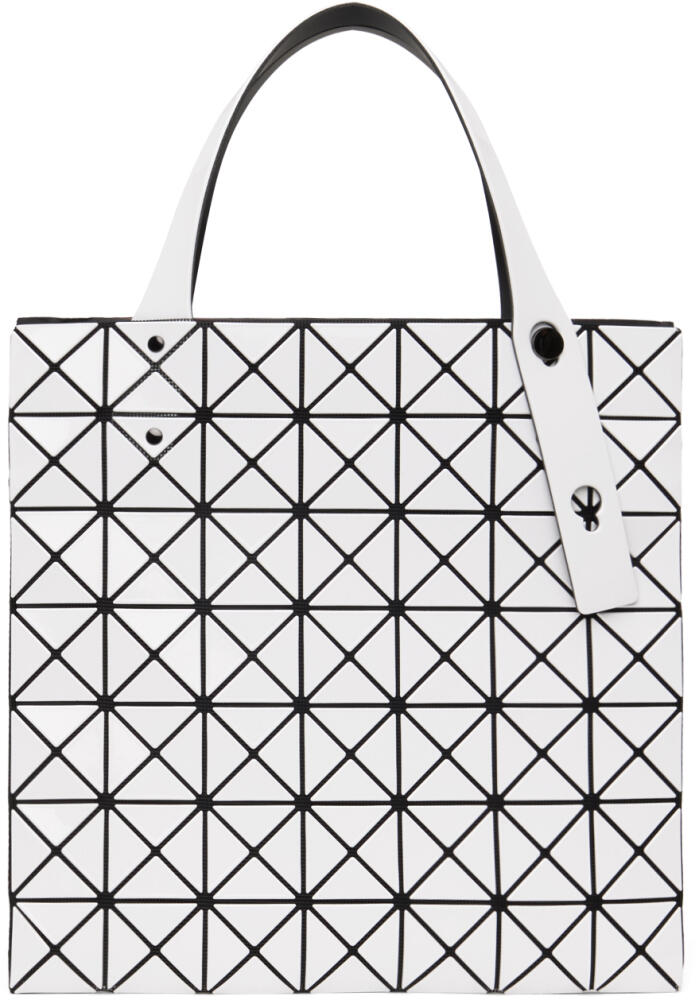 BAO BAO ISSEY MIYAKE White Small Prism Tote Cover