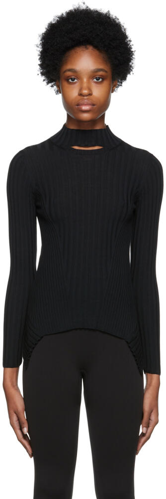 Wolford Black Asymmetric Sweater Cover