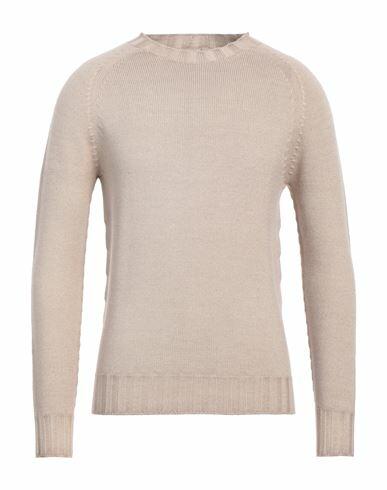 H953 Man Sweater Beige Merino Wool Cover