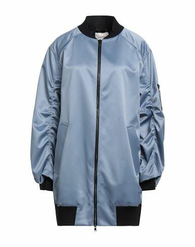 Dorothee Schumacher Woman Jacket Slate blue Polyester Cover