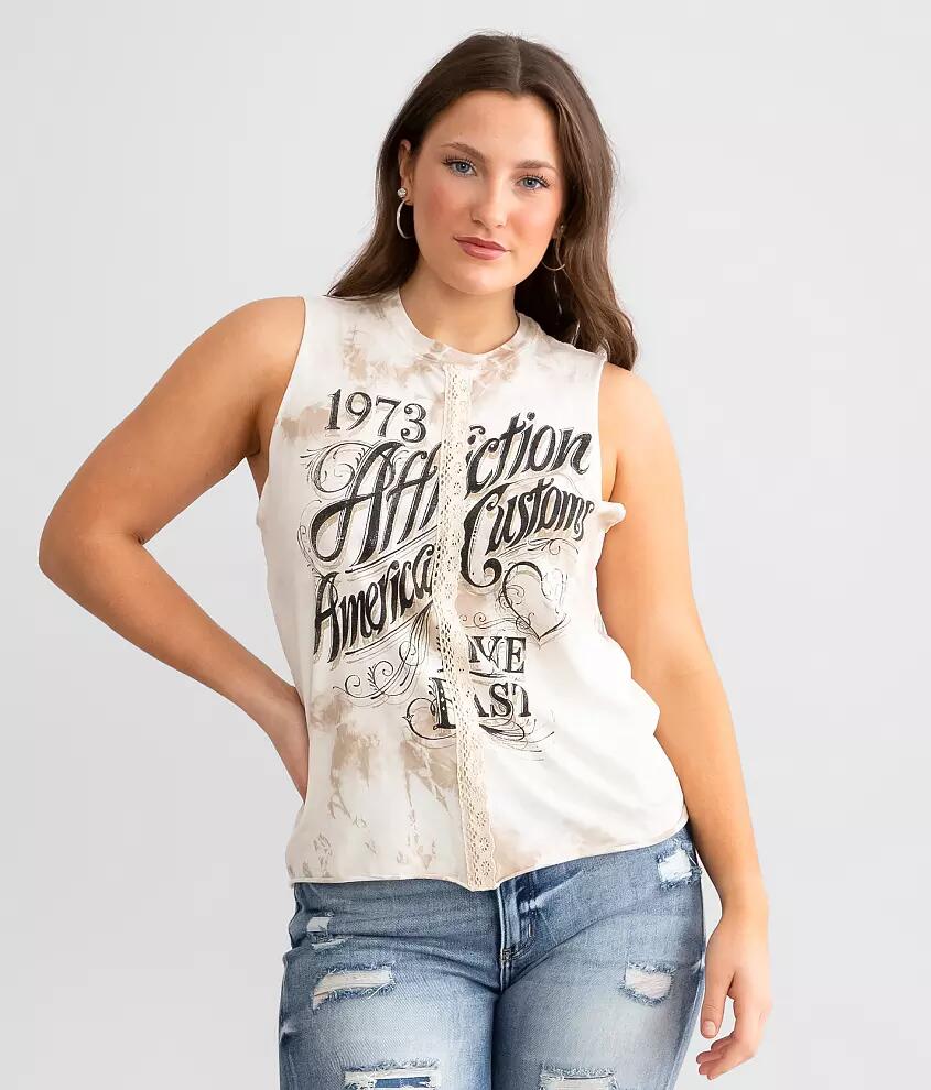 Affliction American Customs Shotgun Wedding Muscle Tank Top Cover