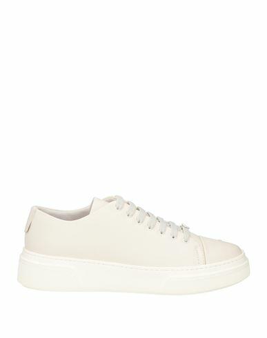 Giorgio Armani Man Sneakers Off white Cow leather Cover