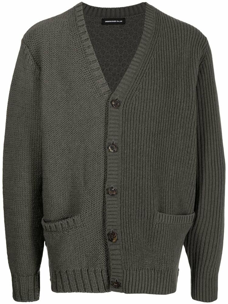 Undercover V-neck cardigan - Grey Cover