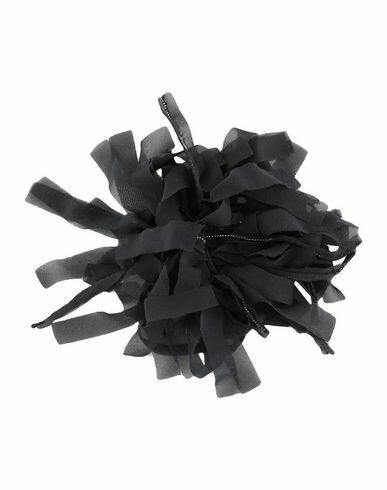 Fabiana Filippi Woman Brooch Black Silk, Elastane Cover