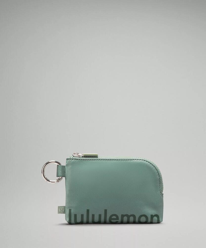 lululemon - Clippable Card Pouch - Green/Pastel/Grey Eucalyptus/Legacy Green Cover