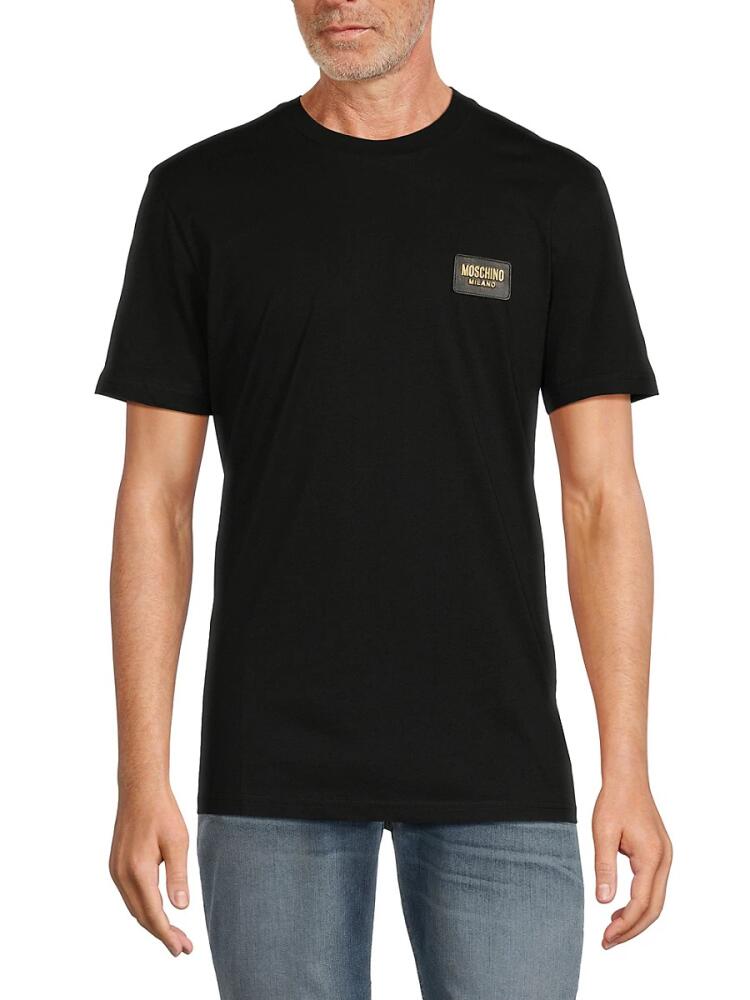 Moschino Men's Short Sleeve Tee - Black Cover