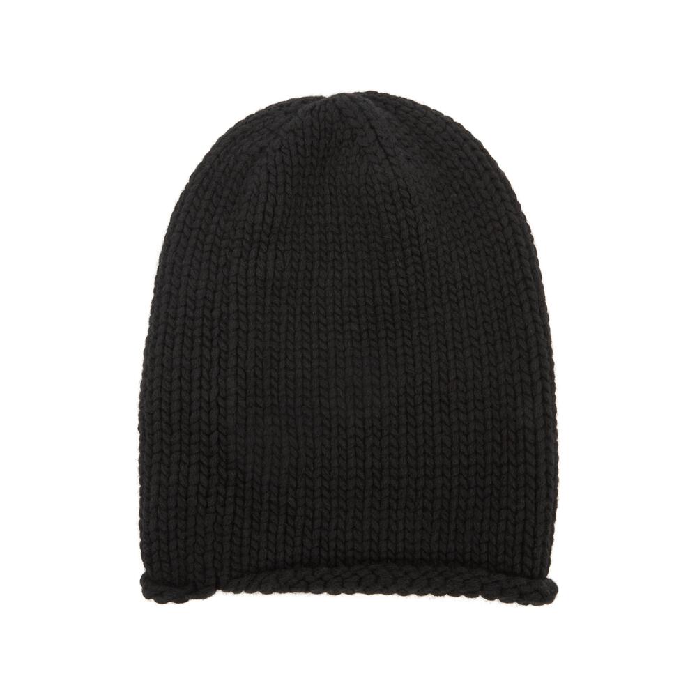 Inverni Filippo Olive Cashmere Beanie - Black Cover