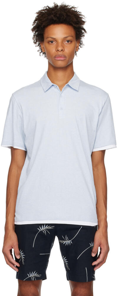 Vince Blue Layered Polo Cover