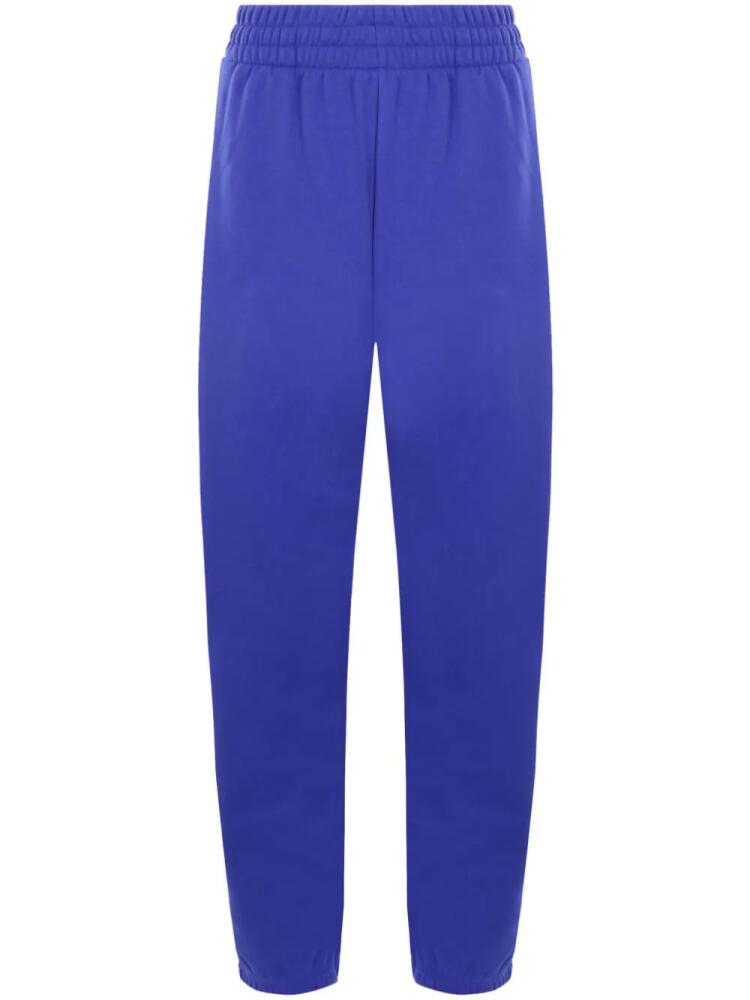 adidas elasticated-waist tapered track pants - Blue Cover