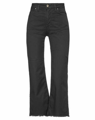 Fly Girl Woman Pants Black Cotton, Elastane Cover