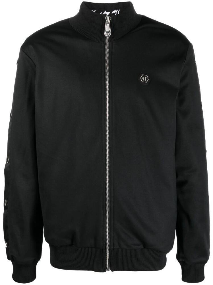 Philipp Plein appliqué-detail bomber jacket - Black Cover