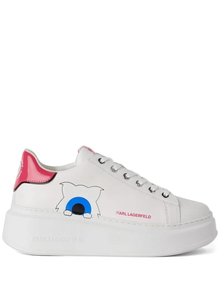 Karl Lagerfeld x Darcel Disappoints leather sneakers - White Cover