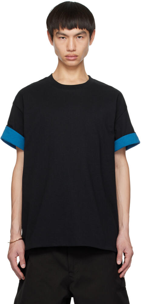 Bottega Veneta Black Double Layer T-Shirt Cover