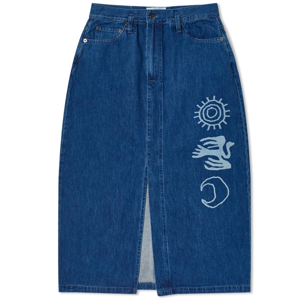 Heresy Women's Primitive Denim Skirt in Indigo Cover