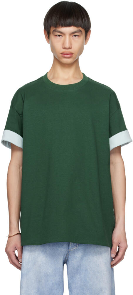 Bottega Veneta Green Double Layer T-Shirt Cover