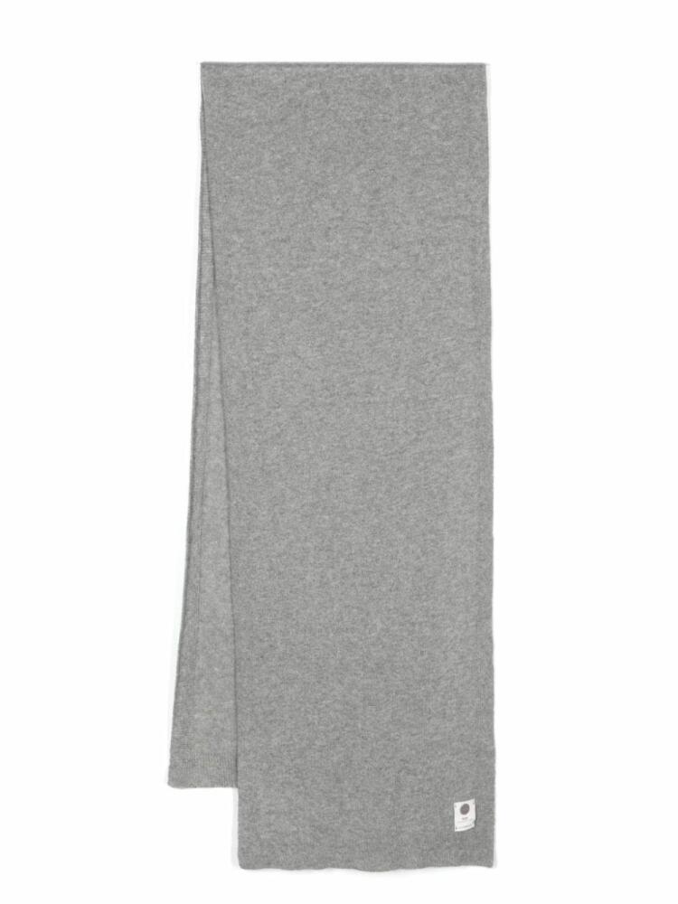 Lady Anne mélange-effect cashmere scarf - Grey Cover