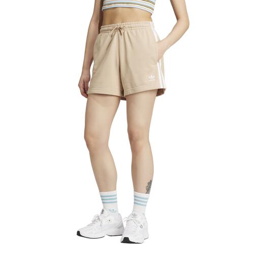 adidas Originals 3-Stripes FT Shorts - Womens Magic Beige Cover