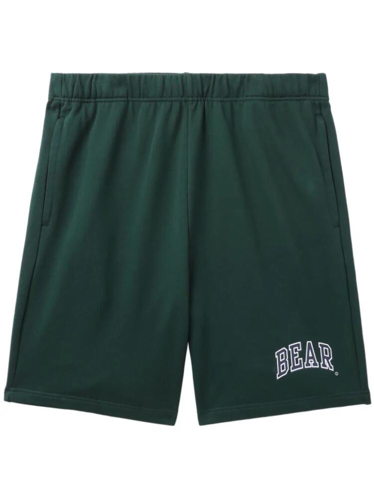 CHOCOOLATE logo print cotton shorts - Green Cover