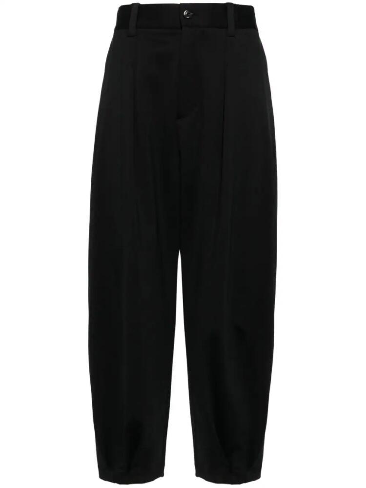 SONGZIO straight-leg cotton trousers - Black Cover