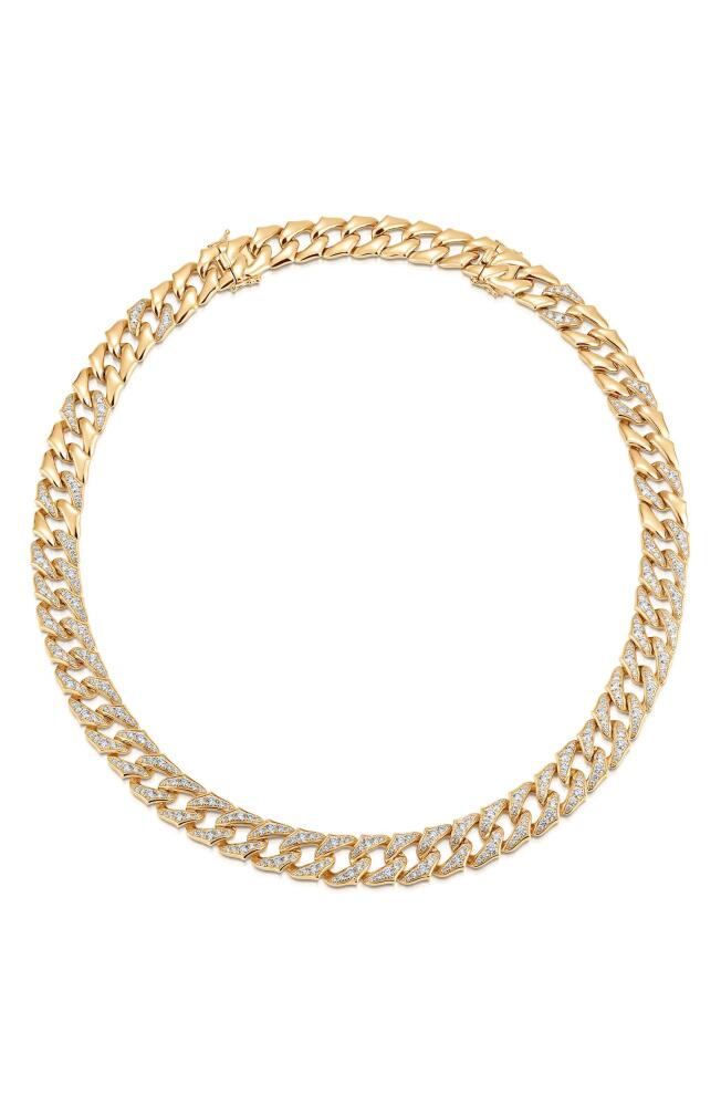 Sara Weinstock Luci Diamond Link Collar Necklace in Yellow Gold Cover