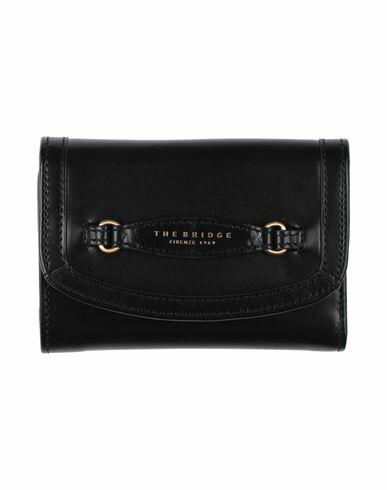 The Bridge Woman Wallet Black Soft Leather Cover