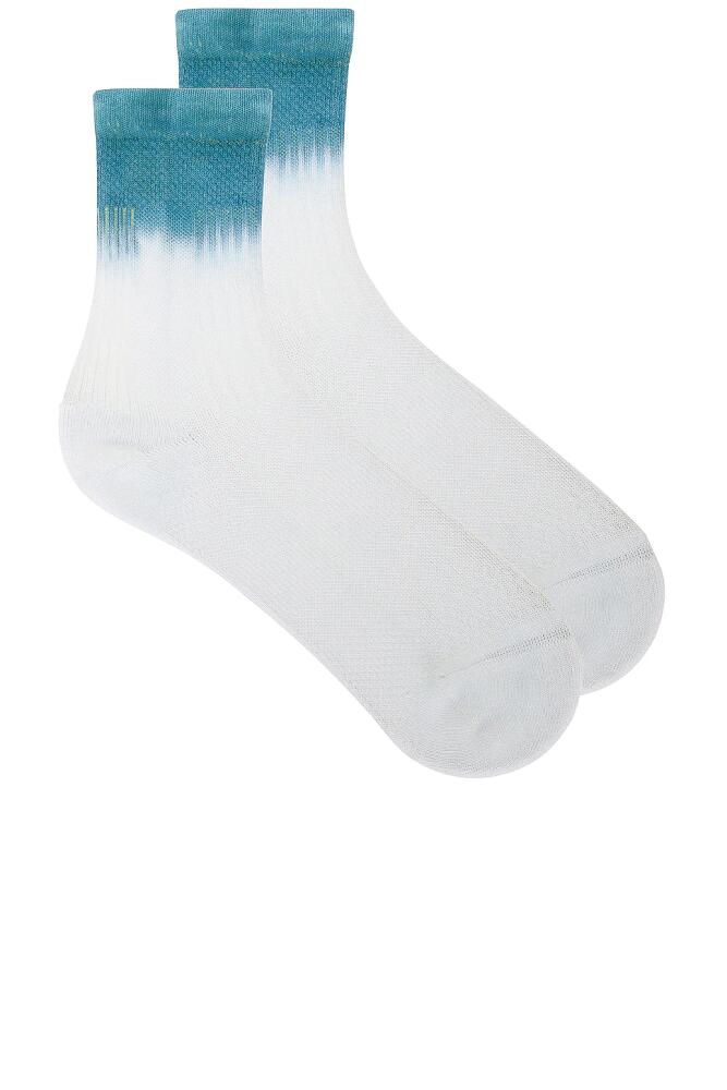 On All Day Sock in White Cover